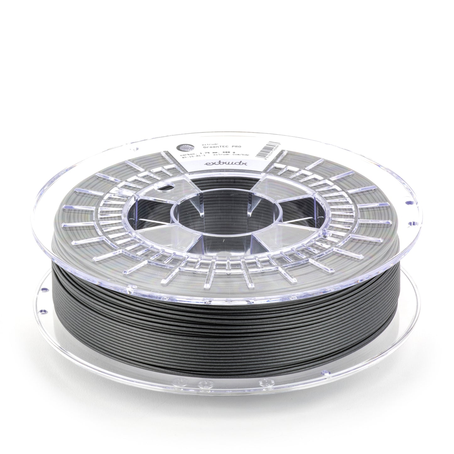 extrudr Filament GreenTEC Pro Carbon 1,75mm 0,8kg Spule - 3DDrucker24.com
